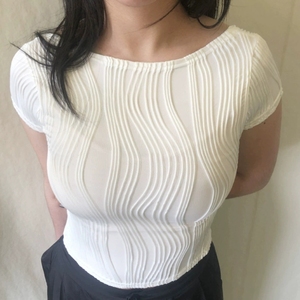 Liu Ming Y2K mode ventes chaudes tendance femmes vêtements décontracté froncé à manches longues <span class=keywords><strong>t</strong></span>-shirts maigre basique <span class=keywords><strong>t</strong></span>-shirts hauts - Product Image 2