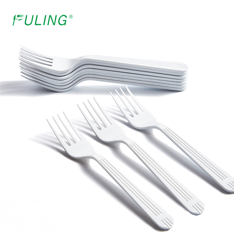 Fuling Custom Pack White Plastic Silverware