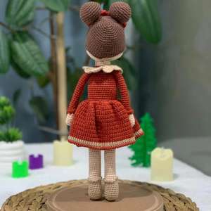 ตุ๊กตาผ้าโครเชต์แบบแฮนด์เมดสำหรับเด็กทารกผ้ากำมะหยี่ของเล่นผ้าโพลีเอสเตอร์นุ่มสบายสำหรับเด็กทารก - Product Image 2