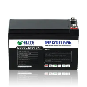 Duduelite — batterie 12 v 7ah pour moto, lithium, boîtier de batterie