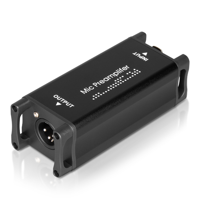 Biner MX2 Professional Microphone Pream Mic Booster Preamplifier for Dynamic Microphone Amplifier
