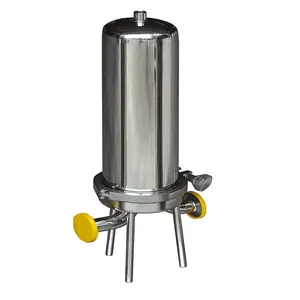 Filter Water Treatment SS304 SS316 Stainless Steel Multi sanitary Water Filter Housing 40 Inch