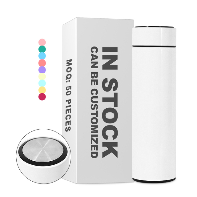 Stainless Steel 500ml Vacuum Insulated Thermos Custom Logo Portable for Travel BPA Free 6-12 Hours Insulation for Hot/Cold