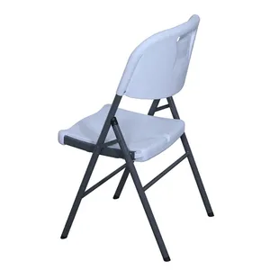 Wholesale Outdoor Garden Picnic White Events Portable Plastic Folding Chairs For Wedding