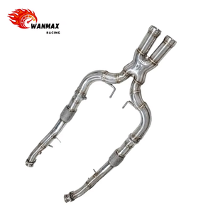 Conjunto de Tubo Frontal de Acero Inoxidable para Mercedes Benz S63 AMG Coupé M157 5.5L V8, Reemplazo Directo - Product Image 2