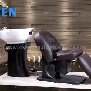 เก้าอี้สระผมเซรามิกสมัยใหม่ Kisen พร้อมคุณสมบัติสปาไอน้ำและการบำบัดด้วยน้ำ - Product Image 6