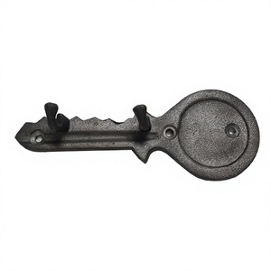 Cast Iron <b>Key</b> Hook With 2 Holders Decorative Vintage Style Metal Hook Easy Mounted and Removable Antique Hooks Metal Crafts - Product Image 1
