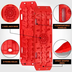 4-Rad-Fahrrad-Recovery-Fahrbrett, 4x4 Recovery-Schienenmatten, Geländezubehör für Sand Schlamm Schnee