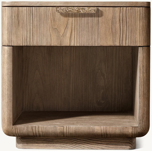 Mesita de noche abierta CIRO moderna de alta calidad con cajón de cierre suave Muebles de dormitorio de nuevo diseño - Product Image 5