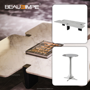 Italian Jacob <strong>Marble</strong> Coffee <strong>Table</strong> Luxury Set Modern Calacatta Corner <strong>Side</strong> Center <strong>Table</strong> Living Room <strong>White</strong> <strong>Marble</strong> Coffee <strong>Table</strong> - Product Image 5
