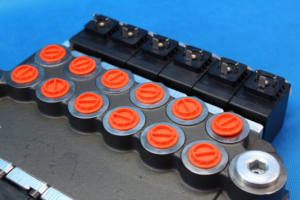 Válvula de Control Direccional Monobloque Hidráulica de 6 Bobinas Huamao 6Z80-AAAAAA-ES3-12/24VDC-G, Flujo de 95L/min, 250/300 Bares - Product Image 5