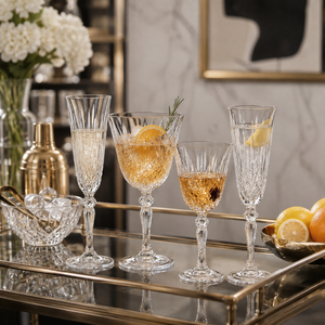 Copas <span class=keywords><strong>de</strong></span> Vino Vintage Transparentes <span class=keywords><strong>de</strong></span> la Marca LUYI al por Mayor, Ideales para Bodas, Ecológicas y Aptas para Lavavajillas - Product Image 4
