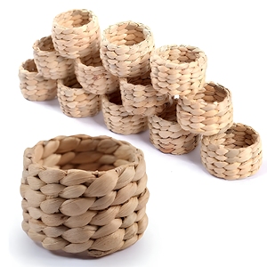 Anillos de Servilleta Circulares de Bambú Ecológicos, Hechos a Mano, Diseño Moderno, para Mesa de Fiesta, en Oferta, Precio Bajo - Product Image 5
