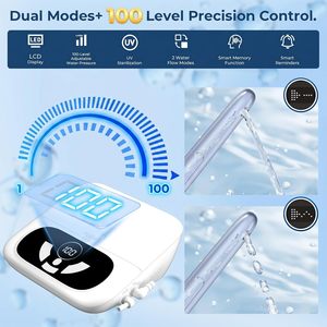 Enemas para Limpieza de <span class=keywords><strong>Colon</strong></span> para Hombres y Mujeres, Kit de Enema Eléctrico con Caja de Almacenamiento UVC, Presión de Agua Ajustable de 1 a 100 Niveles - Product Image 5