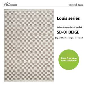 พรมปูพื้นห้องนอนทำมือจากโรงงาน ผ้าปูพื้นห้องนั่งเล่นสุดหรู ผ้าห่ม<span class=keywords><strong>ข้าง</strong></span><span class=keywords><strong>เตียง</strong></span> ไม่ต้องใช้กาว ป้องกันคราบ ชุดพรมปูพื้น<span class=keywords><strong>โต๊ะ</strong></span>กาแฟ - Product Image 6