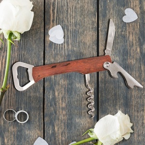 Cadeaux personnalisés pour invités de mariage, ouvre-bouteilles en gros, tire-bouchons personnalisés, cadeaux pour amateurs de <span class=keywords><strong>vin</strong></span>, coffret ouvre-<span class=keywords><strong>bouteille</strong></span> en cuir - Product Image 5