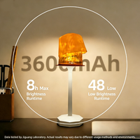 Lampe de projection, lampe de table à effet d'ondulation d'eau sur pied haut, avec télécommande, cadeau romantique amusant pour l'intérieur, LED romantique, cadeau de la Saint-Valentin