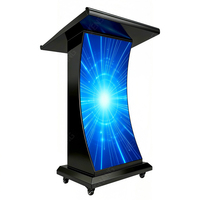Profesyonel Dijital Video Panel Podyum LED Ekranlı Konferans Salonu Kilise Kürsüsü Satılık