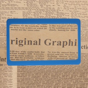 소매 및 도매를위한 공장 도매 신용 카드 돋보기 PVC 사용자 정의 로고 인쇄 트렌드 제품 - Product Image 1