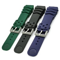 Bracelet en silicone de 22 mm pour montre Seiko, bracelet de sport pour homme et femme, étanche, boucle à ardillon, design sportif