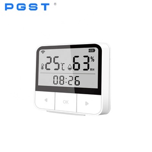 Pgst LCD hiển thị kỹ thuật số Wifi Alexa tuya App kiểm soát nhiệt độ độ ẩm cảm biến màn hình năm mới Nhiệt kế ẩm kế - Product Image 4
