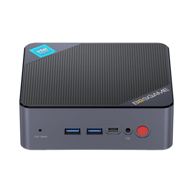 BOSGAME N100 Intel 12th Mini PC 16GB DDR4 RAM 512GB M.2 2280 SSD 4K 60HZ Triple Display Dual for HDMI Type-C 6W TDP WIFI5 BT 5.0
