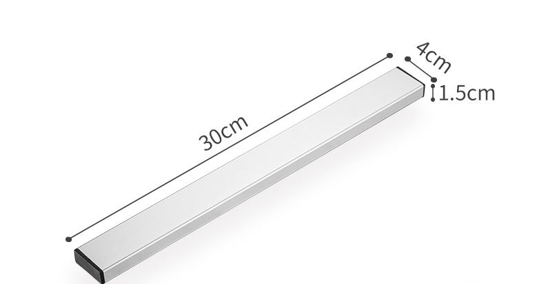 อลูมิเนียมสีเงิน (30 ซม.* 4 ซม.)