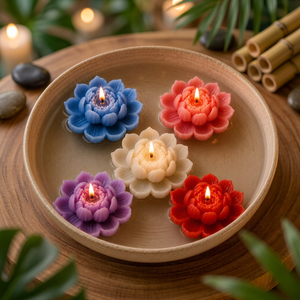 Handmade DIY Flower Soy Wax <b>Candle</b> Natural Floral Scent Non-Toxic Eco-Friendly <b>Long</b> Burning Decorative for Home Wedding Festival - Product Image 3