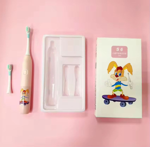 Brosse à dents électrique intelligente Sonic pour adultes et enfants, la moins chère, avec 2 têtes de brosse, design mignon, étanche - Product Image 5