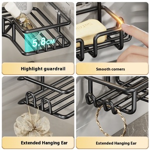 Étagère <span class=keywords><strong>de</strong></span> rangement moderne en triangle métallique sans perçage Étagère <span class=keywords><strong>d</strong></span>'<span class=keywords><strong>angle</strong></span> murale en acier <span class=keywords><strong>pour</strong></span> <span class=keywords><strong>salle</strong></span> <span class=keywords><strong>de</strong></span> <span class=keywords><strong>bain</strong></span> <span class=keywords><strong>pour</strong></span> hôtels - Product Image 2