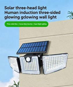 176 LED Solar Wall Light 450LM Super Bright Outdoor Motion Sensor Security Lamp IP65 Waterproof Light for Garden Fence Patio - Product Image 2