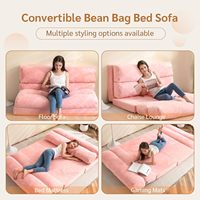 Canapé-lit pliable adulte matelas de sol extra épais 6 compartiments moderne écologique durable pour appartement salon salle de bain