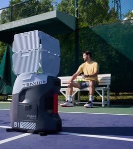 Machine à lancer de balles de <span class=keywords><strong>tennis</strong></span> Tenniix AI Coach, entraînement vocal, portable, professionnelle, machine d'entraînement au tir de balles de <span class=keywords><strong>tennis</strong></span> - Product Image 3