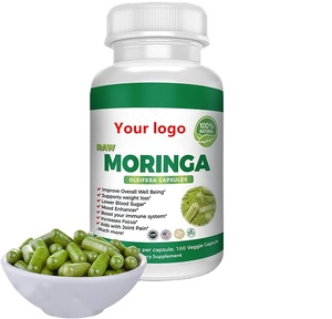 Suplemento de etiqueta privada, cápsula de extracto de Moringa, antioxidante multivitamínico - Product Image 1