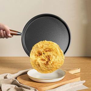 Padella in Ghisa Pretrattata per Crêpes e Galette Tradizionali, Utensile da Cucina Ecologico e Vintage - Product Image 2