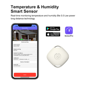   Termómetro e Higrómetro Digital Portátil Inteligente, Carcasa de Plástico, Pantalla con APP, Sensor de Ambiente Interior para Incubadoras - Product Image 2