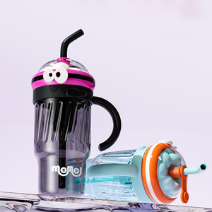 Bouteille d'eau en plastique grande capacité, mignonne, pour <span class=keywords><strong>café</strong></span> infusé à froid et thé aux fleurs, avec séparation thé/eau - Product Image 2