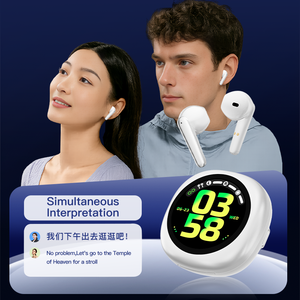 2025 nouveauté Tws écouteurs écouteurs avec écran AI traducteurs intelligents écouteurs intra-auriculaires HiFi stéréo sport sans fil écouteurs - Product Image 4