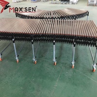 Convoyeur à rouleaux flexible extensible par gravité durable de haute spécification Maxsen pour le déchargement des conteneurs