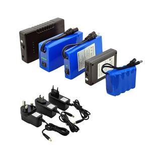 Super portable rechargeable 12 V 2.5ah with 12 V AC li-ion lithium battery charger for LED solar panel system CCTV camera - Product Image 6