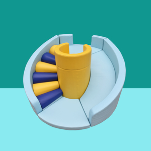 Équipement d'intérieur de jeux pour enfants, terrain de jeux, escalier arrondi avec mousse, jeu sensoriel pour bébé - Product Image 3
