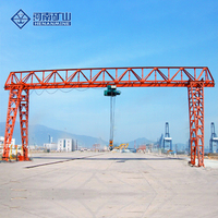 Pont roulant monopoutre électrique Henan Mine Crane 5, 10, 16, 20 tonnes pour usage extérieur