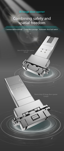 บานพับ VICAN OEM แบบซ่อน 180 องศา อลูมิเนียมอัลลอยด์ ปิดแบบนุ่มนวล บานพับประตูทันสมัย 3 รู แบบลูกปืน รับน้ำหนักได้ 120 กก. - Product Image 2