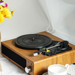 Prix usine personnalisé moderne disque vinyle <span class=keywords><strong>Gramaphone</strong></span> système de son haut-parleurs Bluetooth externes lecteur de platine vinyle - Product Image 2