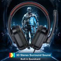 Casque de jeu en gros GM-876 sans fil 2,4 GHz + filaire 3,5 mm, casque stéréo supra-auriculaire à faible latence pour le gaming