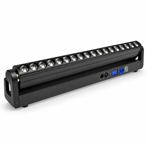 Barre de projecteurs linéaires 18x30W LED RGBW, Zoom Beam Wash avec inclinaison et zones de pixels pour scène - Product Image 1