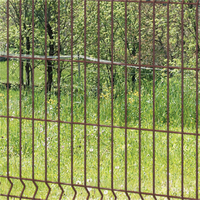 Panneaux de clôture modernes en acier Corten, hauteur 8 pieds, rectangulaires, thermolaqués, faciles à assembler, clôture extérieure antirouille