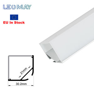 Disponibile in UE Profilo in Alluminio Estruso per Strisce LED Decorative da Interno Profilo LED in Alluminio con Angolo di 90 Gradi - Product Image 1