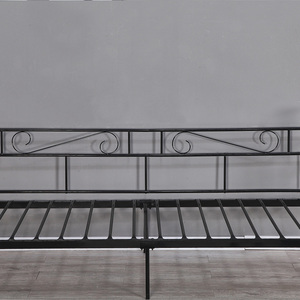 Letto a Castello in Metallo Nero Stile Moderno con Pannello Box Nuovo Design e Funzionalità - Product Image 4