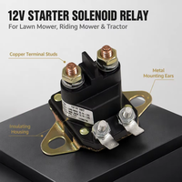 Mini relais solénoïde de démarrage 12V de remplacement pour tondeuse autoportée et tracteur